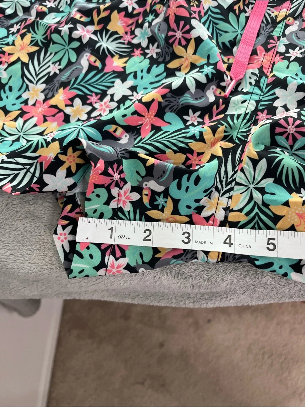 Chubbies The Bloomerangs Stretch‎ Swim Trunks 4” size XXL